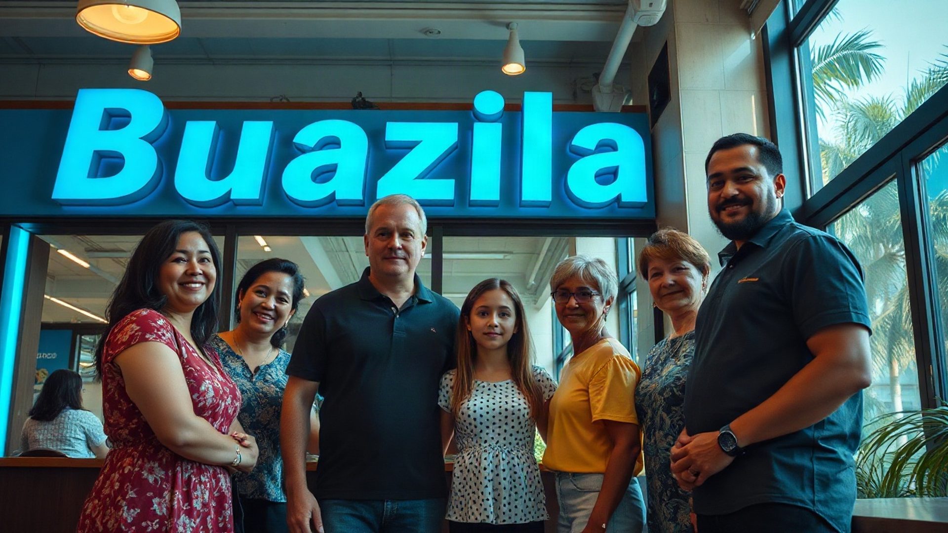 Equipe familiar da Pulseubeta em seu escritório em São Paulo